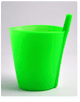 Vaso con Popote